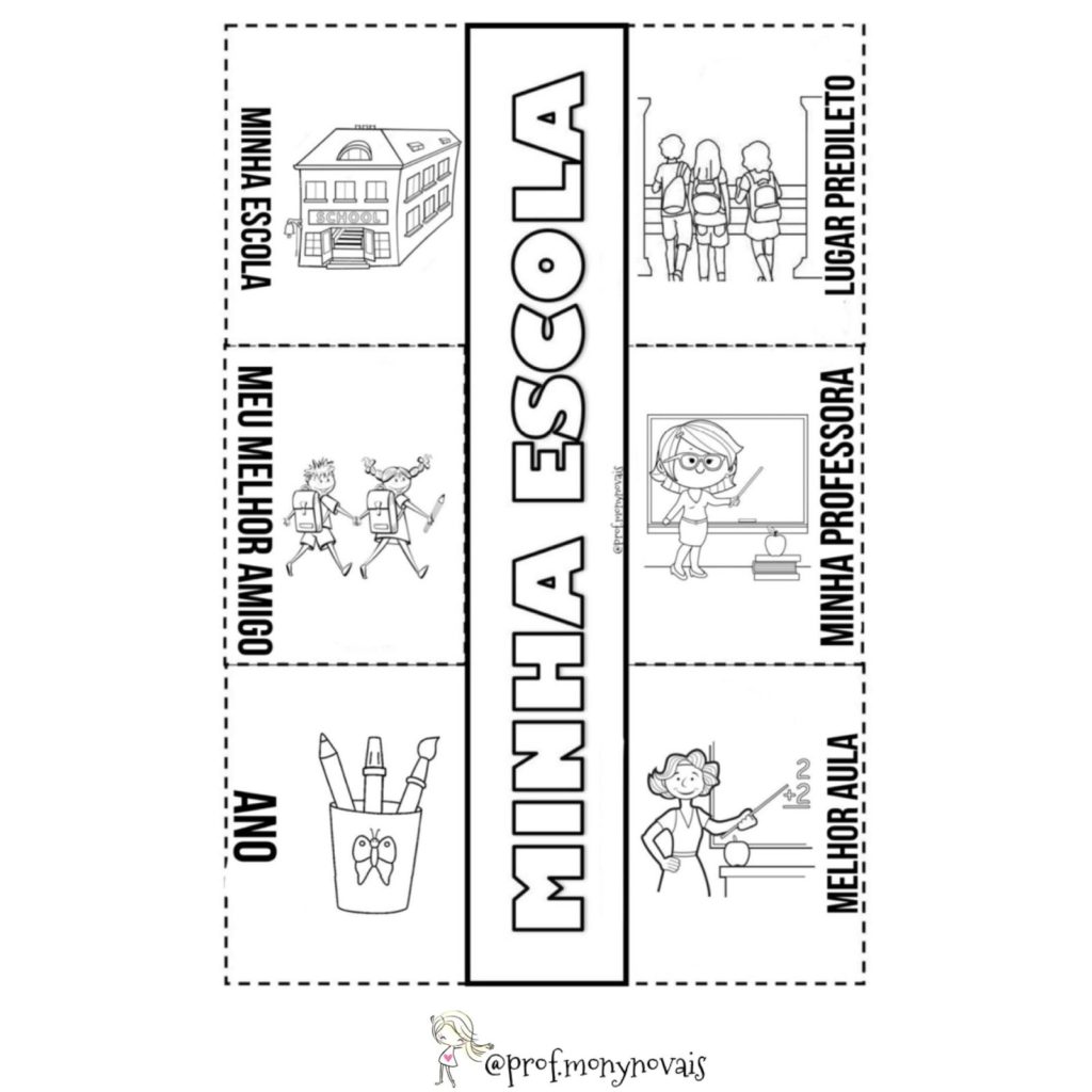 Minha Escola – Atividade Interativa GRÁTIS – Mony's Studio