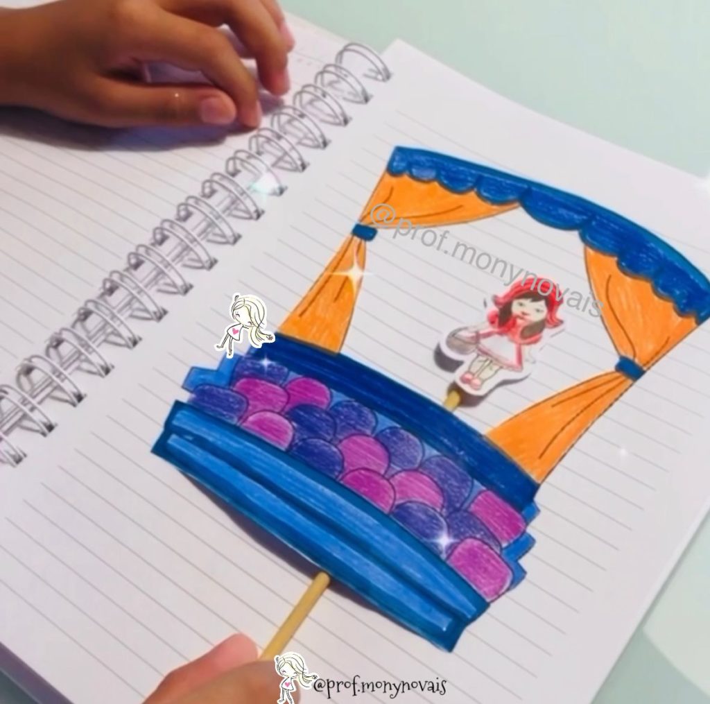 Caderno interativo- Teatro “Chapeuzinho Vermelho” – Mony's Studio