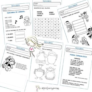 Projeto Carnaval -Atividades