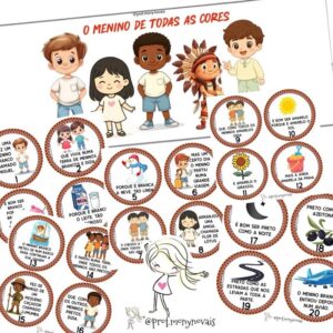 O MENINO DE TODAS AS CORES – HISTÓRIA NA LATA