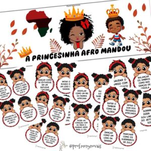A PRINCESINHA AFRO MANDOU!