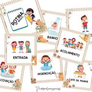 ROTINA de EDUCAÇÃO INFANTIL - Capivara