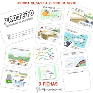 MEU NOME E AS SENSAÇÕES -PROJETO NA SACOLA