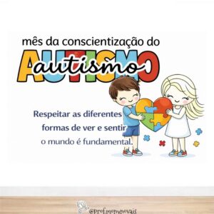 Mês da Conscientização do Autismo- Pôster